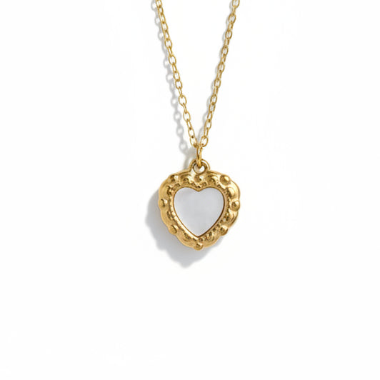 Ketting 'white heart'