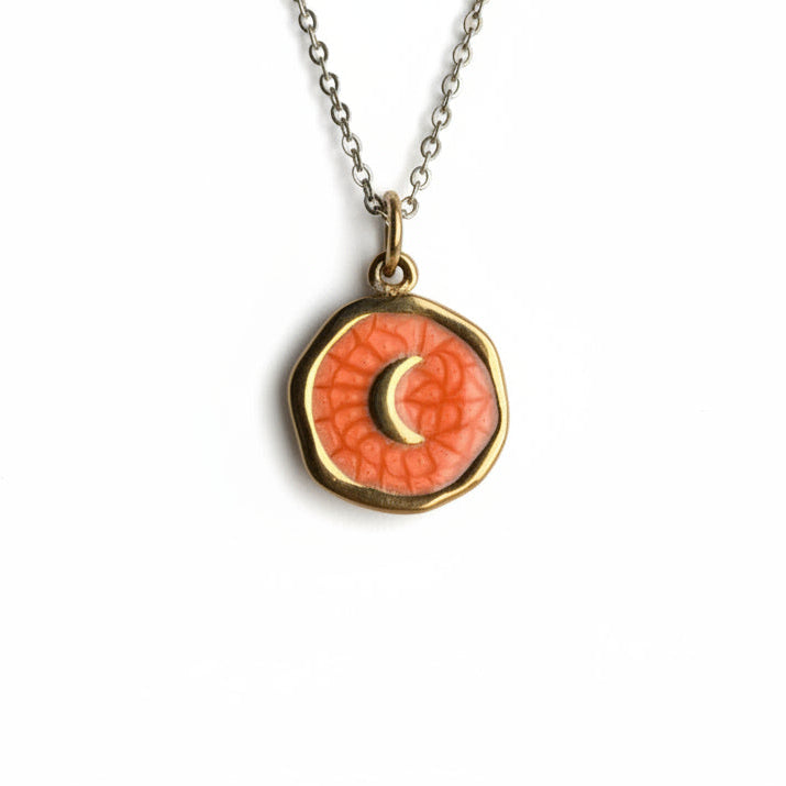 Ketting ' moon ' - Div Kleuren.