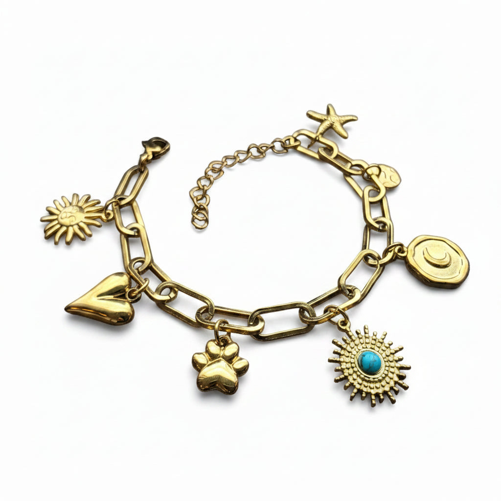 Bedelarmband roestvrijstaal