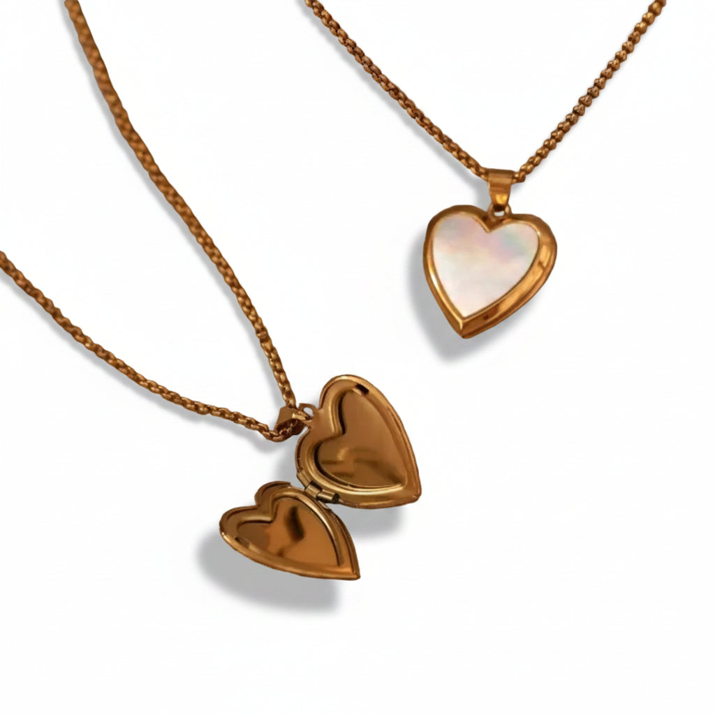 Memory locket 'white heart'