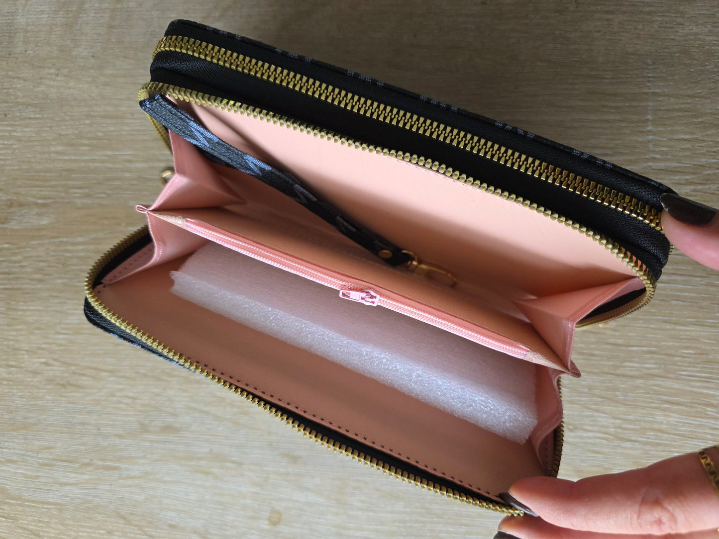 Grote portomonee (M) - Zwart