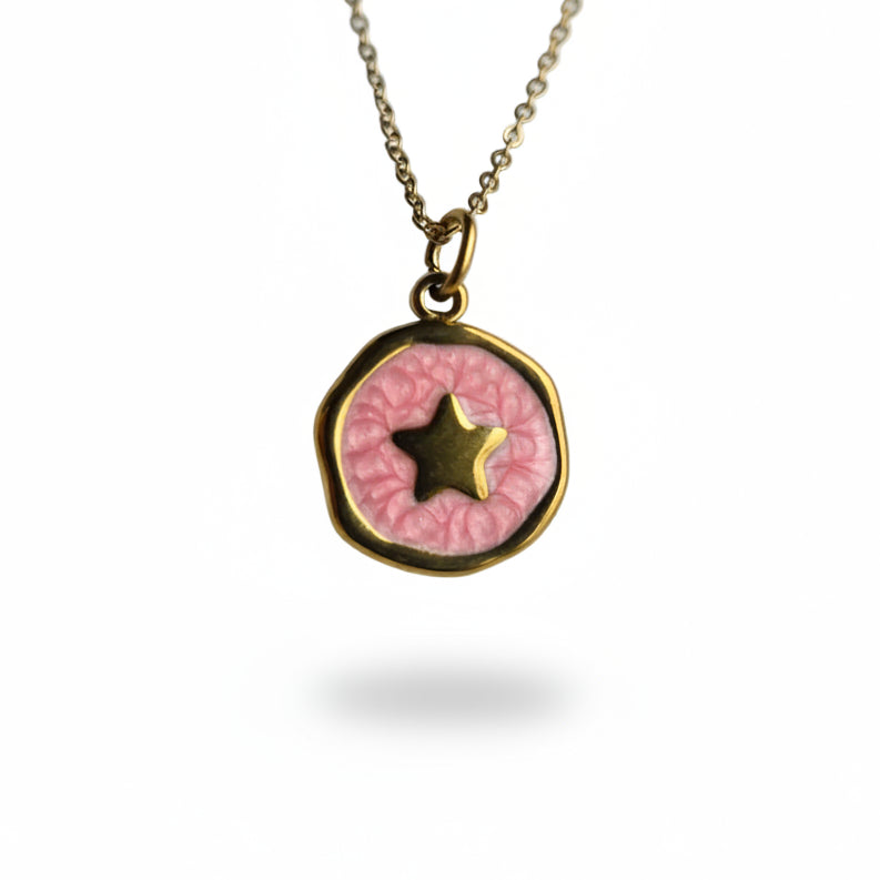 Ketting ' star ' - Div kleuren.