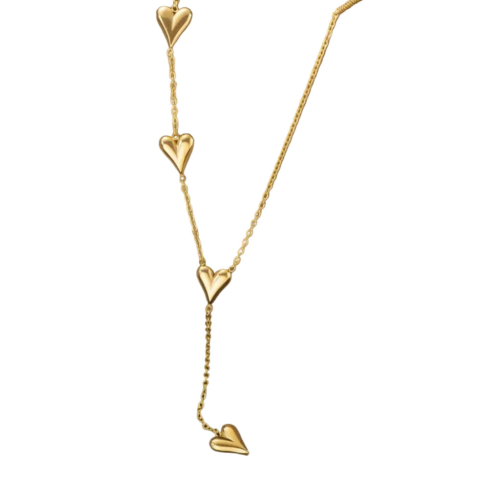 Ketting '4 hearts'