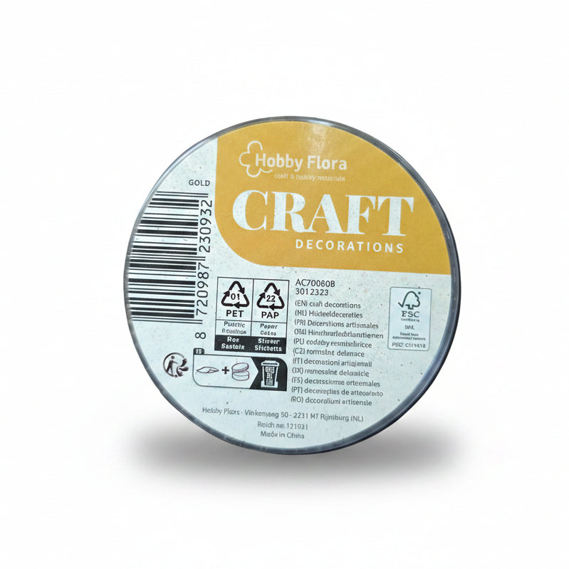 Doos craft - Geel