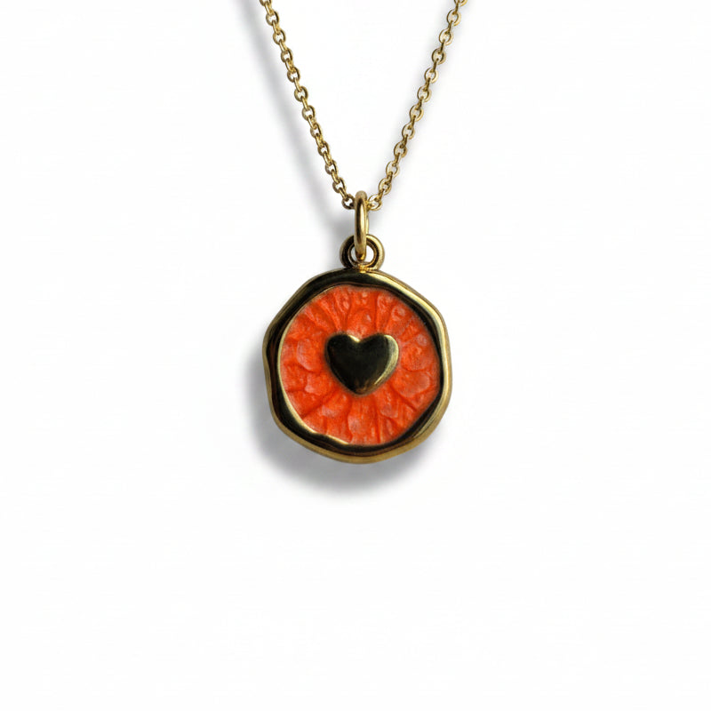 Ketting ' Heart ' - Div kleuren.