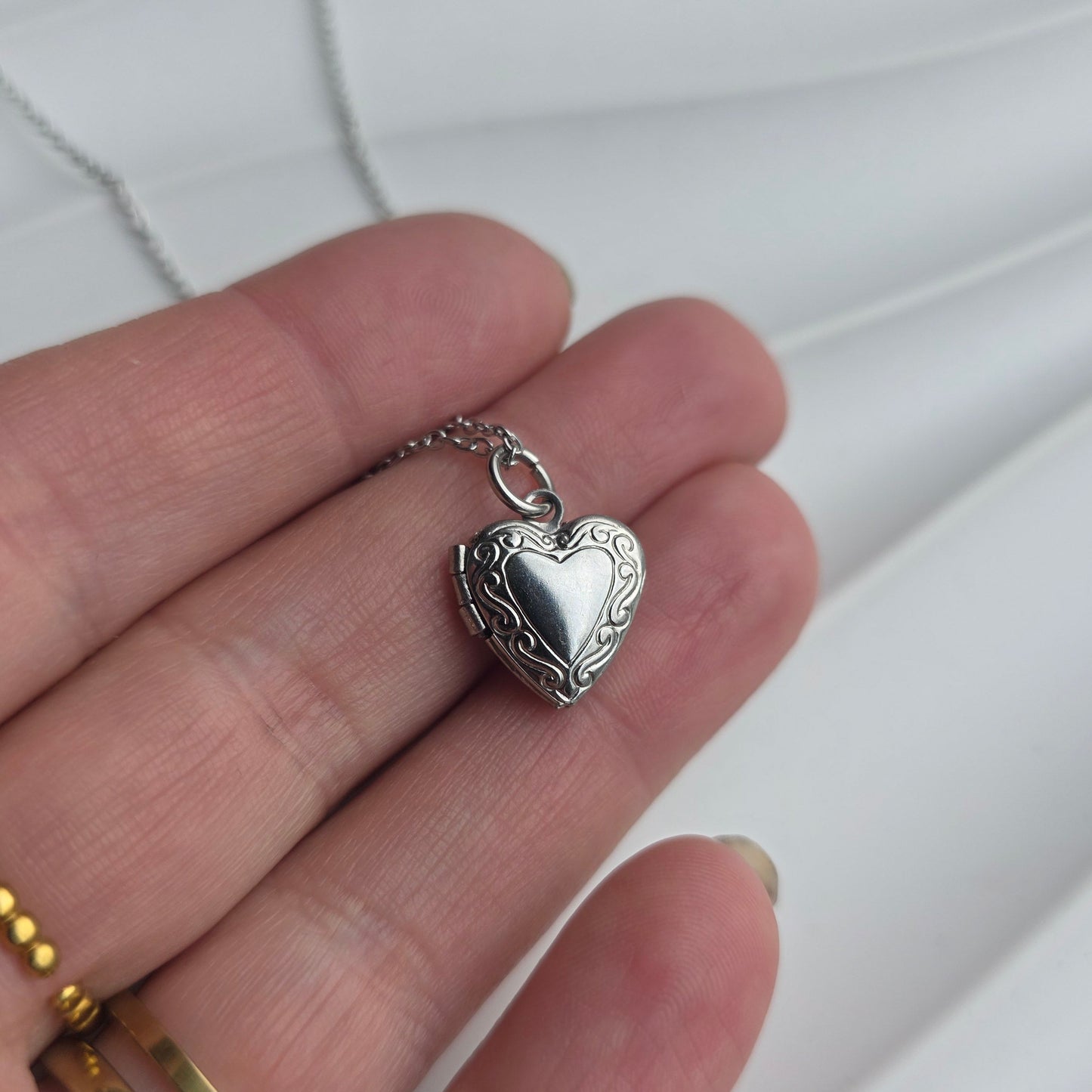 Ketting 'little heart' memory locket