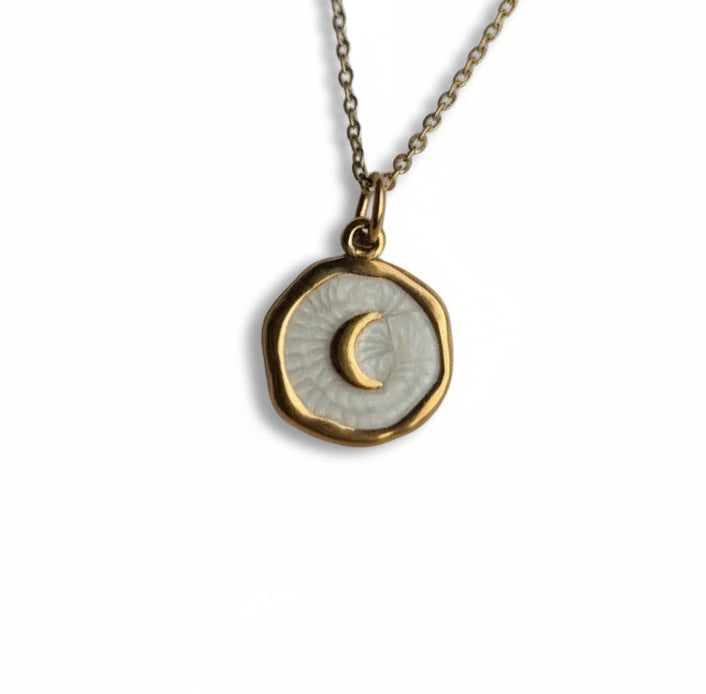 Ketting ' moon ' - Div Kleuren.