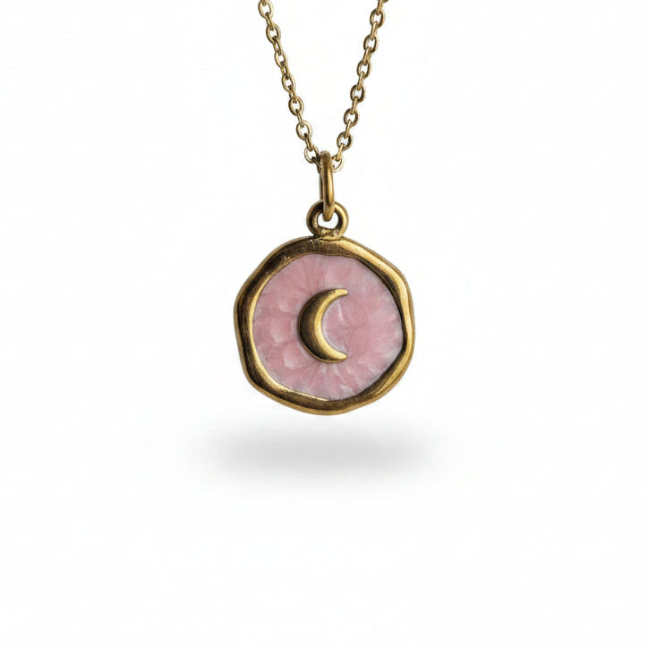 Ketting ' moon ' - Div Kleuren.