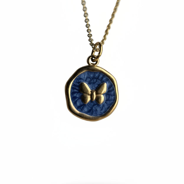 Ketting ' Butterfly ' - Div kleuren.
