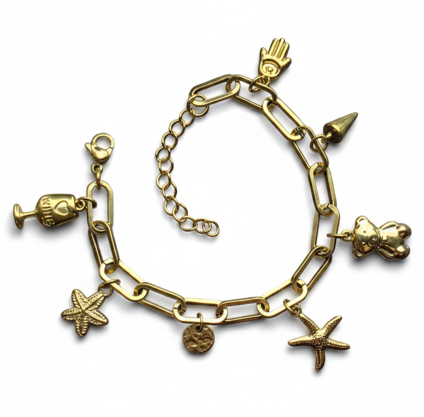 Bedelarmband roestvrijstaal