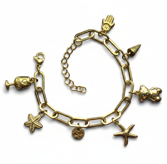 Bedelarmband roestvrijstaal