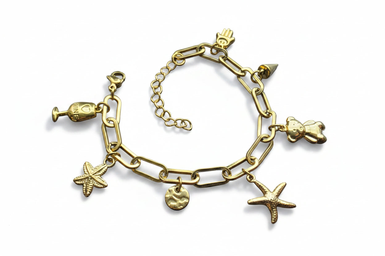 Bedelarmband roestvrijstaal