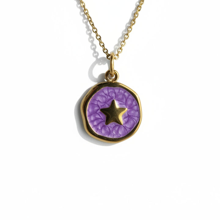 Ketting ' star ' - Div kleuren.