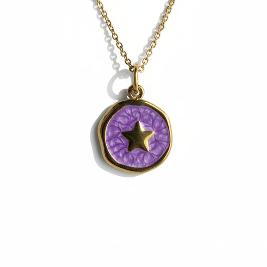 Ketting ' star ' - Div kleuren.