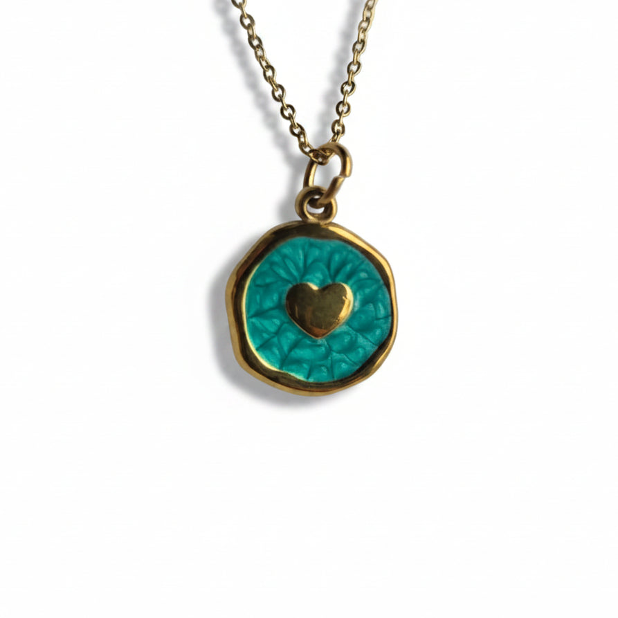 Ketting ' Heart ' - Div kleuren.
