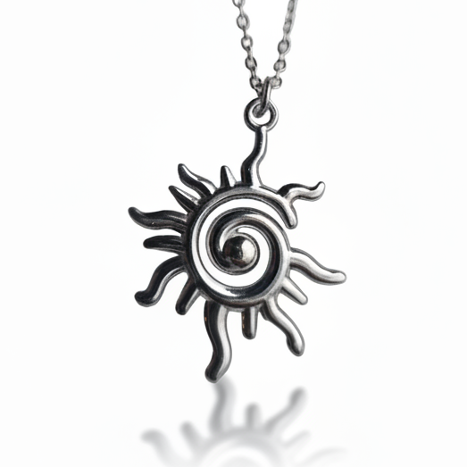 Ketting 'sun swirl'