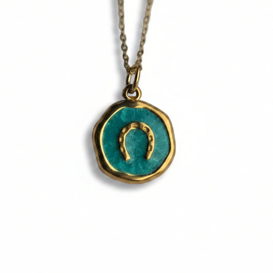 Ketting ' hoefijzer ' - Div kleuren.