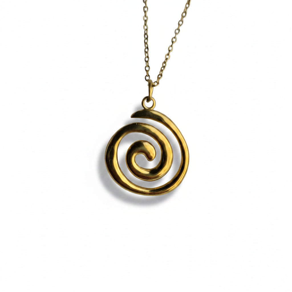 Ketting ' spiraal - swirl '