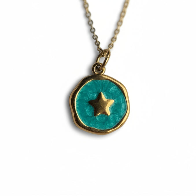 Ketting ' star ' - Div kleuren.