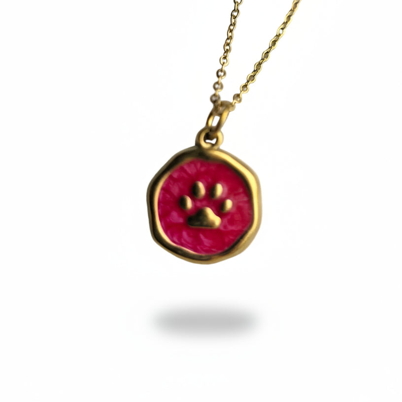 Ketting ' dogpaw ' - Div kleuren.