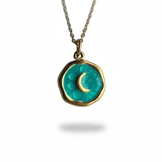 Ketting ' moon ' - Div Kleuren.