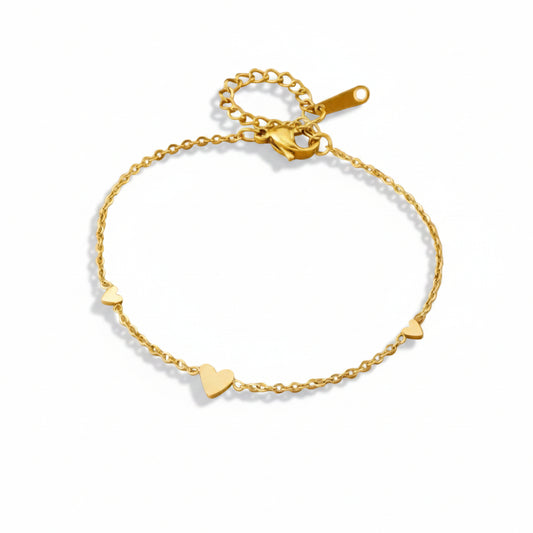 Armband 3 hartjes
