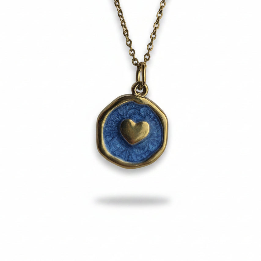 Ketting ' Heart ' - Div kleuren.