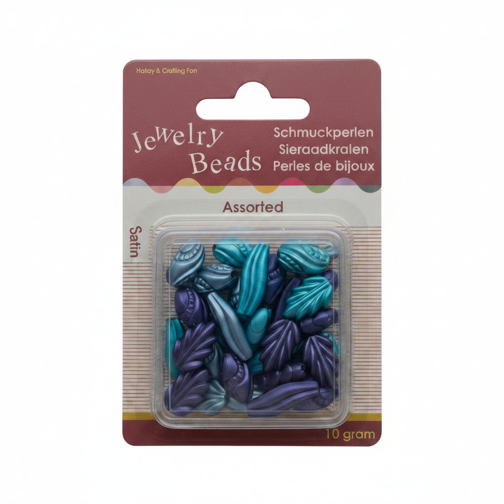 Satin kunstof kralen #5724