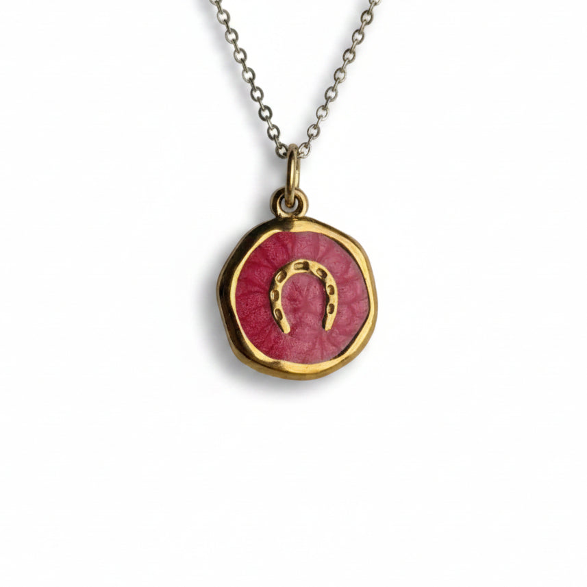 Ketting ' hoefijzer ' - Div kleuren.