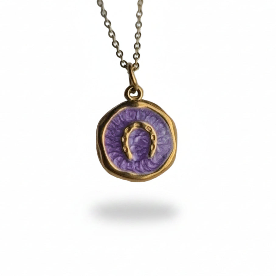 Ketting ' hoefijzer ' - Div kleuren.
