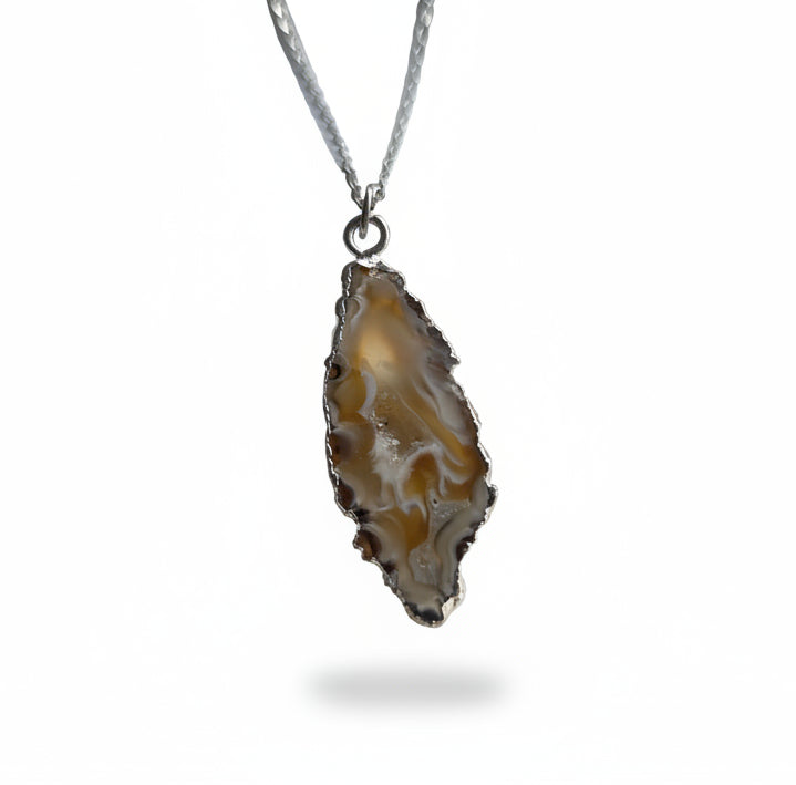 Ketting met natuursteen agaat